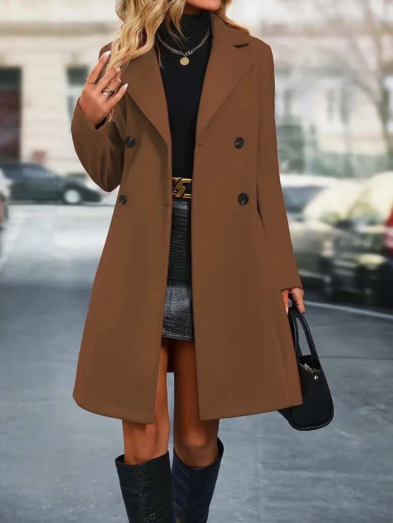 Megan – Double-Breasted Trench Coat