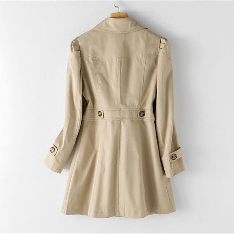 Jennifer – Women’s Button-Up Trench Coat