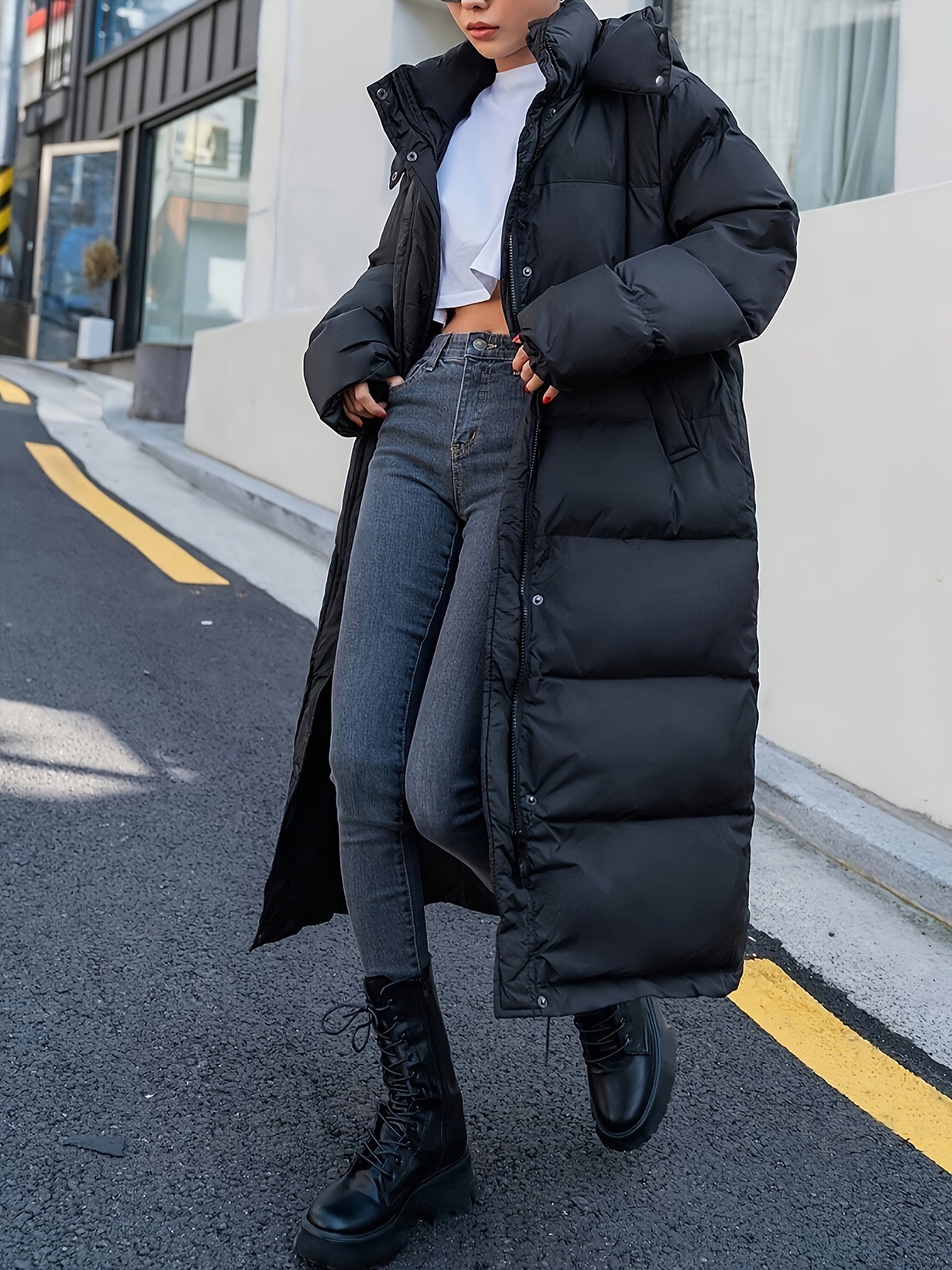 Miranda – Timeless Long Winter Puffer Jacket