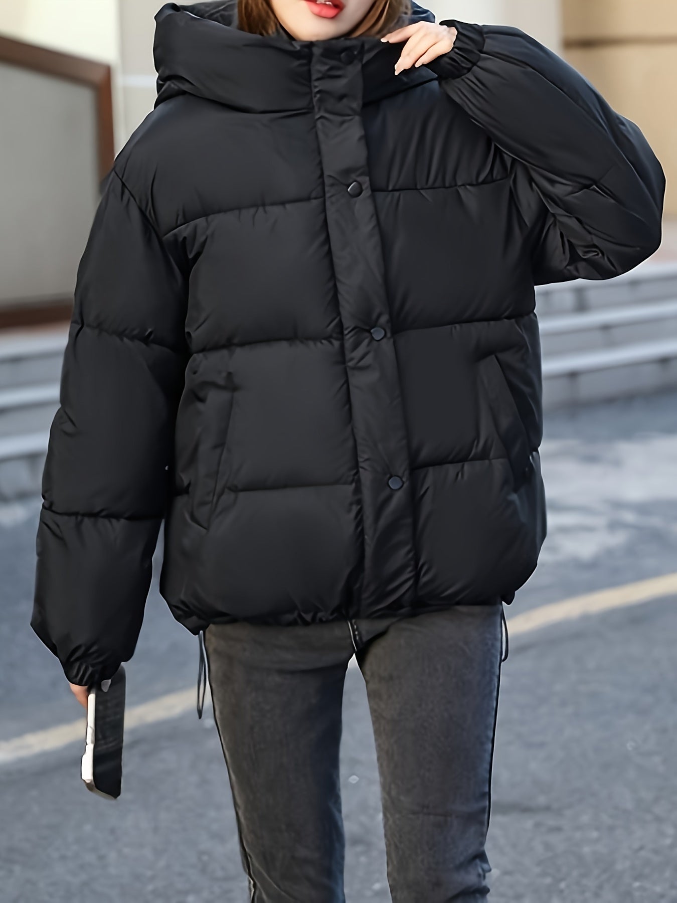 Lucinda – Refined Women’s Cropped Warm Puffer