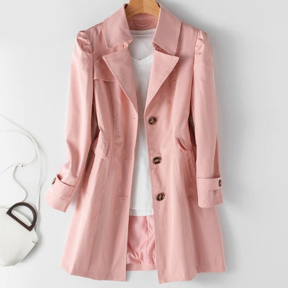Jennifer – Women’s Button-Up Trench Coat