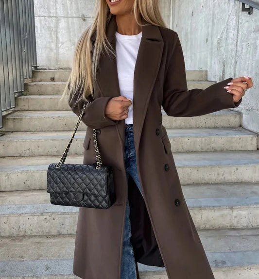 Claire – Women’s Double-Breasted Winter Coat