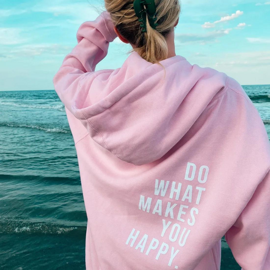 Lauren – Women's hooded sweater with text print