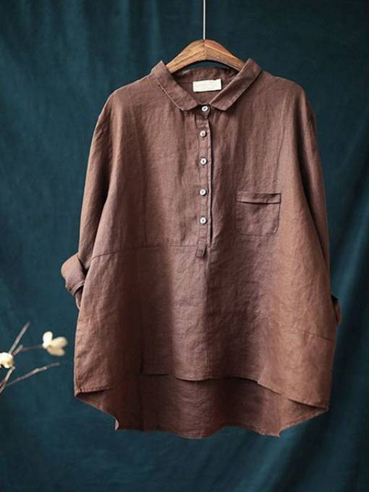 Addison – Women’s Lapel Neck Long Sleeve Shirt